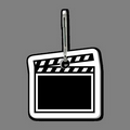 Zipper Clip & Movie Clapboard Tag